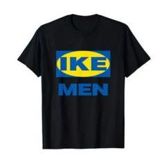 新品　IKEMEN 　IKEA　イケア　おもしろ　パロディ　Tシャツ　黒　L