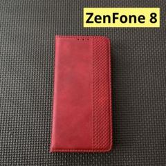 Asus ZenFone 8 手帳型ケース マグネット吸着 PUレザー