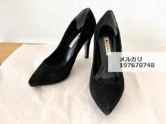 極美品☆ ダイアナ パンプス レザー ポインテッドトゥ ラメ ブラック パンプス グラデーション ラメ ハイヒール ポインテッドトゥ