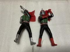 仮面ライダー1号・2号コレクションフィギュア。©️石森プロ／東映。昭和レトロ】。 仮面ライダー1号・2号コレクションフィギュア。©️石森プロ