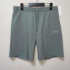 新品　アウトドア　ショートパンツ ハーフパンツ　グリーン　カジュアル　3 L
