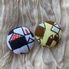 ミナペルホネン　ハンドメイドブローチ　2個セット