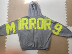 【まつぼっくり】MIRROR9 アイコンパーカー 美品 MIRROR9 ロゴ パーカー - メルカリ