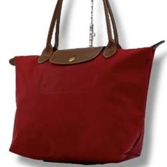 Longchamp ルプリアージュ トートバッグ ナイロン レッド