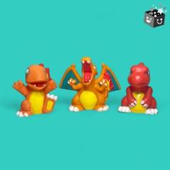 ポケモン指人形　色違い、通常バージョン　リザード Yahoo!オークション - ポケモンキッズ 色違いリザードン