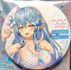 雪花ラミィ缶バッジ ホロライブ 夏 ☆サマーシャイニー キャラクター雑貨