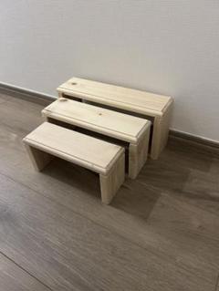 可動　3段シェルフ　クリアーカラー　ビス無し