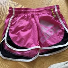 adidas ピンク ブラック ショートパンツ 34