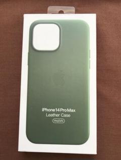 iPhone14 Pro Max レザーケース未使用フォレストグリーン純正