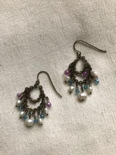 インポート　淡水パールオリエンタルピアス