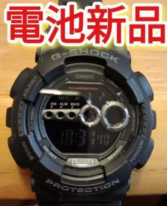 G-SHOCK 電池新品 GD-100 ブラック 黒ジーショック カシオ