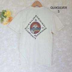 クイックシルバー QUIKSILVER バックプリントT シャツ【S】マウンテン