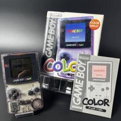 任天堂 - 【値下げ❗️】ゲームボーイカラー クリアパープル （箱・説明書付き） ゲームボーイカラー クリア 本体 箱 説明書