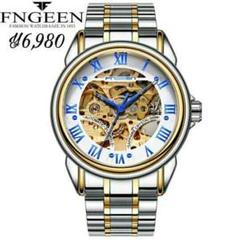 【海外限定】オートマチック FeggenSilver-1195 腕時計