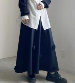 スカート ADELE FLARE INFLATE SKIRT Ameri VINTAGE Ameri（アメリ）の「ADELE FLARE INFLATE SKIRT（スカート