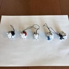 【非売品】ソフトバンク お父さん ボスジャン ストラップ ５種セット