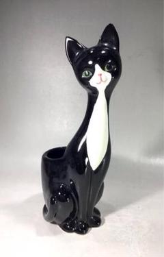 鹿　親子　陶器　置物　当時物　ヴィンテージ　内藤ルネ・宇山あゆみ系 レトロ　猫 ビンテージ 猫 モダン 陶器 人形 小物入れ 花瓶 置物 ロカビリー