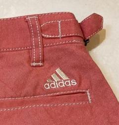 【美品、未使用】adidas アディダス メンズ ハーフパンツ S 唐紅