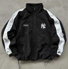Perushu × MLB スタンドネックナイロンブルゾン