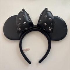 スタッズ付きミニーマウス耳カチューシャ