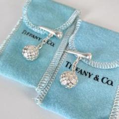 Tiffany&Co. ティファニー カフス ゴルフボール sv925のサムネイル