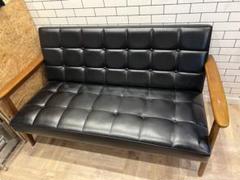 カリモク60 2シーター ソファ 2人掛け 黒 - メルカリ