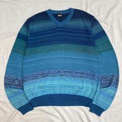 2000s DOLCE&GABBANA gradation sweater