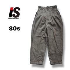 希少 80s I.S. ISEEY MIYAKE ツモリチサト ショートパンツ イッセイミヤケISSEY MIYAKE ポケットデザインショートパンツ 黒
