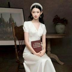 パーティドレス ウェディングドレス 二次会 結婚式 披露宴 発表会 -