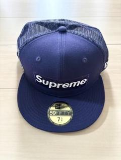シュプリーム　Box Logo Mesh Back New Era　紫3/4のサムネイル