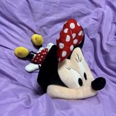 ディズニー　ミニーちゃん　被り物 Disney - ミニーちゃん 被り物 かぶりもの ディズニーの通販 by