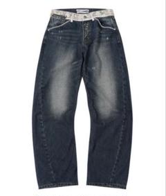 SCULPTOR デニムパンツ M Sculptor X Ed Hardy] Cracked Angel Denim（デニムパンツ