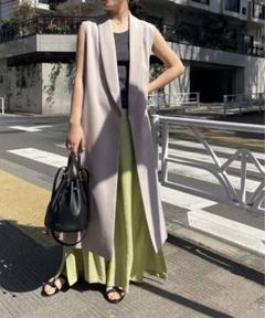 NOBLE ショールカラーロングジレ 2025年最新】ノーブル noble ショールカラーロングジレの人気