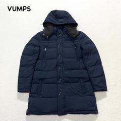 t846 【ヴァンプス】　フード付き　ダウンコート　アウター　ジャケット　紺色