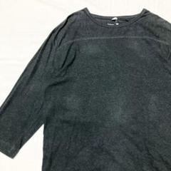 【美品】GO HEMPゴーヘンプ フットボールシャツ オーガニック 麻カットソー