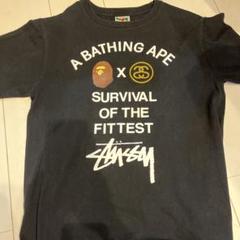 a bathing ape✖️stussyコラボ ジャケット 110cm