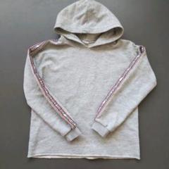 ZARA パーカー グレー 13-14