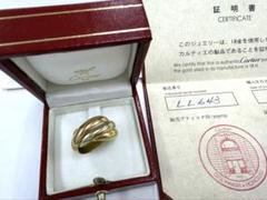 カルティエ トリニティリング ラージ 珍しい4.4幅　49サイズ　証明書あり