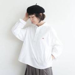 サバシスター　パーカー　XL 　& DANTON 丸襟プルオーバーシャツ DANTON ダントン レディース オックスフォード 丸襟プルオーバー