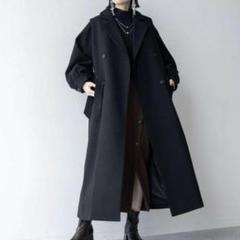 美品●HARE ハレ✴︎防寒 ロングコート スタンドカラー 2way 黒 2025年最新】ハレ レディース ロングコートの人気アイテム