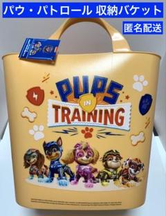 パウ・パトロール MIGHTY MOVIE 収納バケット　オレンジ　新品匿名配送