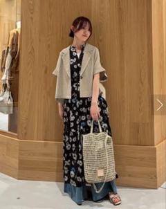 ヤマダヤ　vin Ample リネンライクハーフスリーブジャケット新品 083123266_52_xl.jpg