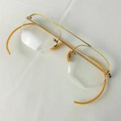 B&L ボシュロム ヴィンテージ 金張り 12KGF メガネ M65