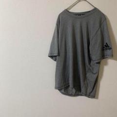 adidas アディダス グレー Tシャツ トレーニング ランニング Ｌサイズ
