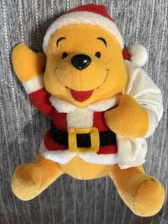 【美品】サンアンドスター　プーさん サンタクロース　 ぬいぐるみ　クリスマス 大小プーさんぬいぐるみ クリスマス サンタ2個セット - メルカリ