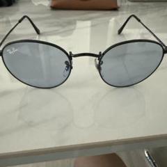 RayBanラウンドメタル RB3447 002/R5 ライトブルー