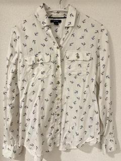 NAUTICA アンカー柄シャツ サイズ4のサムネイル
