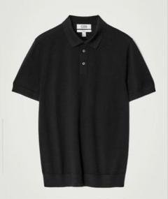 【未使用】 COS コス ブークレニットポロシャツ 半袖 BOUCLE-KNIT POLO SHIRT ブークレニットポロシャツ｜COS コス
