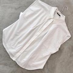 ✨大きいサイズ XL✨ ZARA ノースリーブブラウス ホワイト EUR L