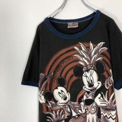 【USA製】HOLLYWOOD Mickey Tシャツ ミッキー ミニー